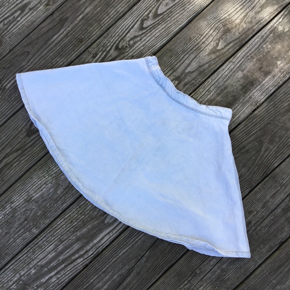American apparel light wash circle skirt - Picture 3 of 8